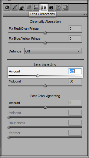 Vignetting in Camera Raw